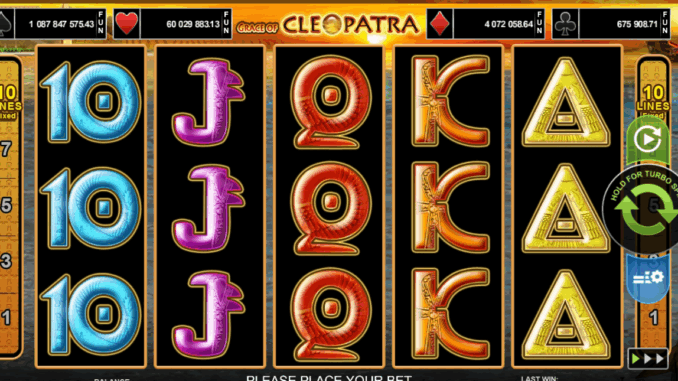 Grace of Cleopatra Zarafetle gelen kazanç